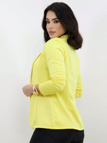 Blazer feminino alfaiataria,Blazer social feminino elegante,Blazer feminino acinturado,Blazer longo feminino atemporal,Sobretudo feminino de alfaiataria,Blazer feminino para trabalho,Blazer social feminino sofisticado
