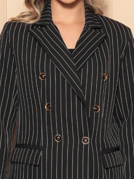 Blazer feminino alfaiataria,Casaco social feminino elegante,Blazer feminino com forro,Blazer social feminino sofisticado,Blazer feminino com botões decorativos,  Casaco feminino de alfaiataria,Blazer acinturado feminino para trabalho
