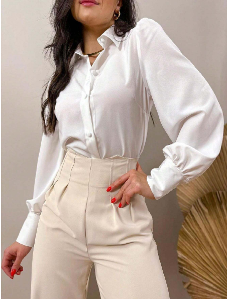 Camisa social feminina manga longa,Camisa feminina manga bufante,Camisa branca feminina social,Camisa social feminina elegante,Camisa feminina manga longa bufante,Camisa feminina social para trabalho,Camisa branca manga bufante feminina